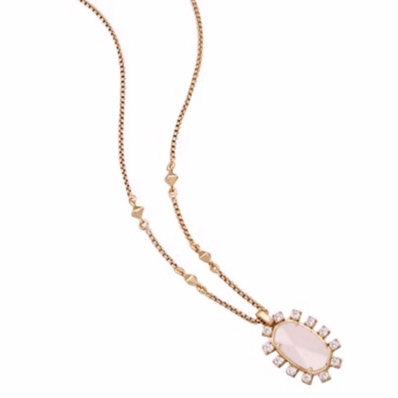 KENDRA SCOTT • Rose Quartz Brett Necklace - Picture 3 of 5